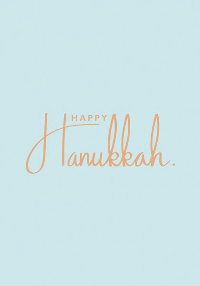 Happy Hanukkah