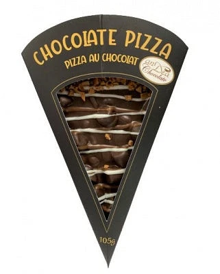 Dark Chocolate Taffy Pizza Slice