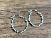 Sterling Silver Hoop Earrings