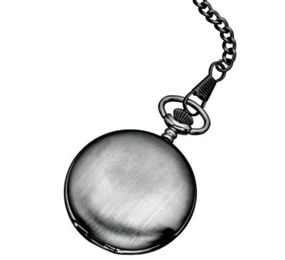 Dark Quartz Pocket Watch