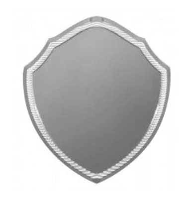 Silver Shield Plaque