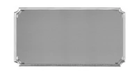 Silver Notched Engraving Plaque 2 5/8"x1 3/8"