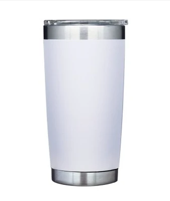 20 oz White Tumbler