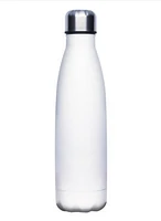 500mL White Stainless Steel Cola Bottle