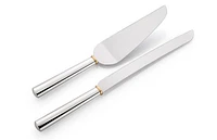 Gold Band Cake Serving Set