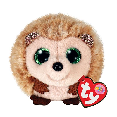 TY Plushie-Hazel Brown Hedgehog Plush Ball