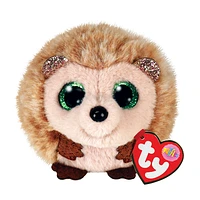 TY Plushie-Hazel Brown Hedgehog Plush Ball