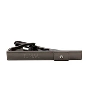 Gunmetal Tie Bar with Crystal