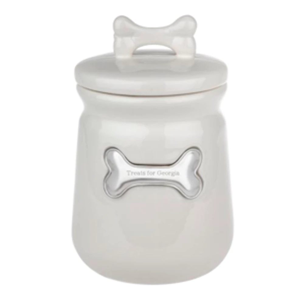 Ceramic Dog Treat Jar