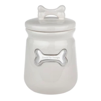 Ceramic Dog Treat Jar