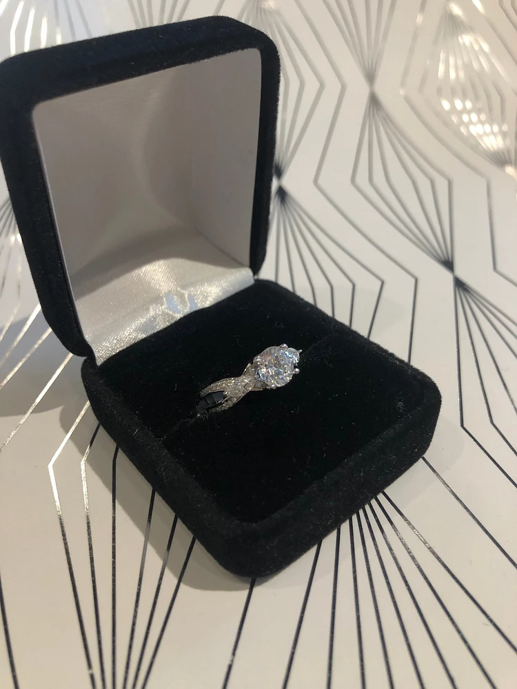 Cubic Zirconia Sterling Silver Ring