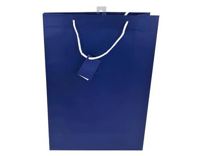 Extra Large Blue Matte Gift Bag