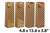 Bottle Bag with Foil Dots
