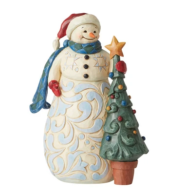 Jim Shore Snowman with Tree