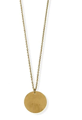 Long Disc Necklace