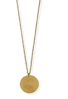 Long Disc Necklace