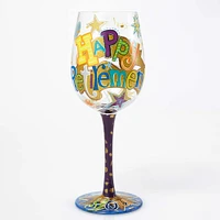 Happy Retirement Wine Glass