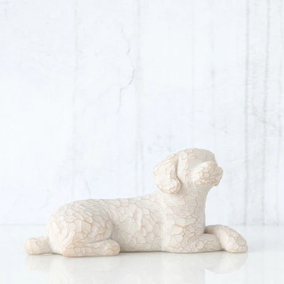 Willow Tree - Love my Dog (small, laying down)