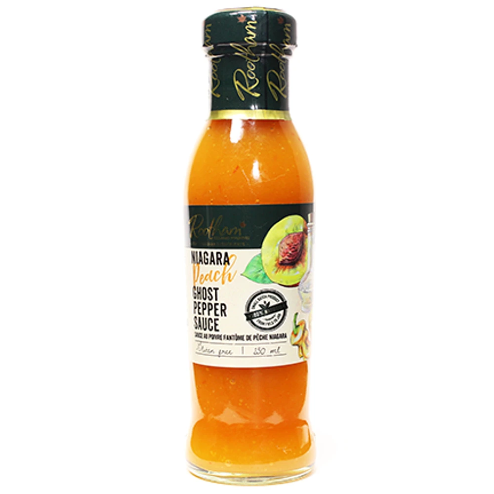 Rootham - Niagara Peach Ghost Pepper Sauce 360ml
