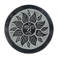 Black Soapstone Incense Holder