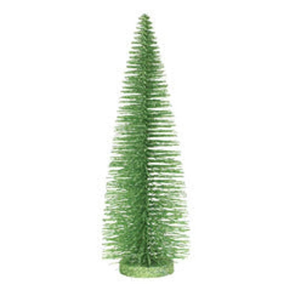 Green Glitter Tree 14"