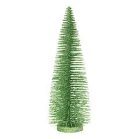 Green Glitter Tree 14"