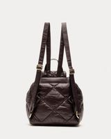 Puffy Backpack Quilted Nylon Black
