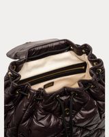 Puffy Backpack Quilted Nylon Black