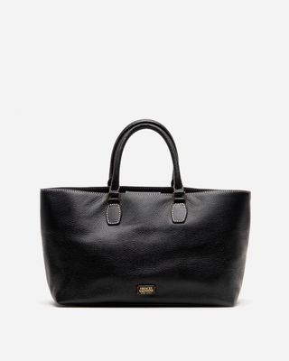 Beatrice Tote Tumbled Leather Black