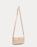 Pia Baguette Tumbled Leather Oyster