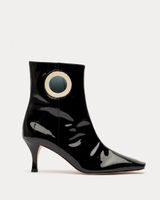 ZsaZsa Boot Soft Patent Black Oyster