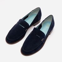 Penny Loafer Suede Navy