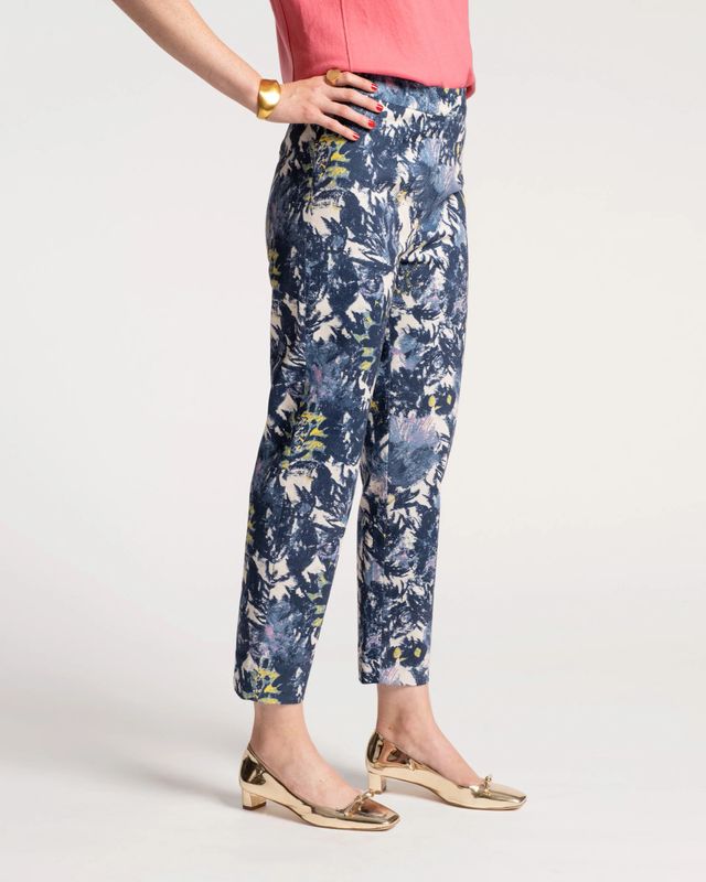Lucy Pant Thistle Stretch Cotton