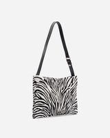 Pooch Shoulder Bag Zebra Printed Haircalf