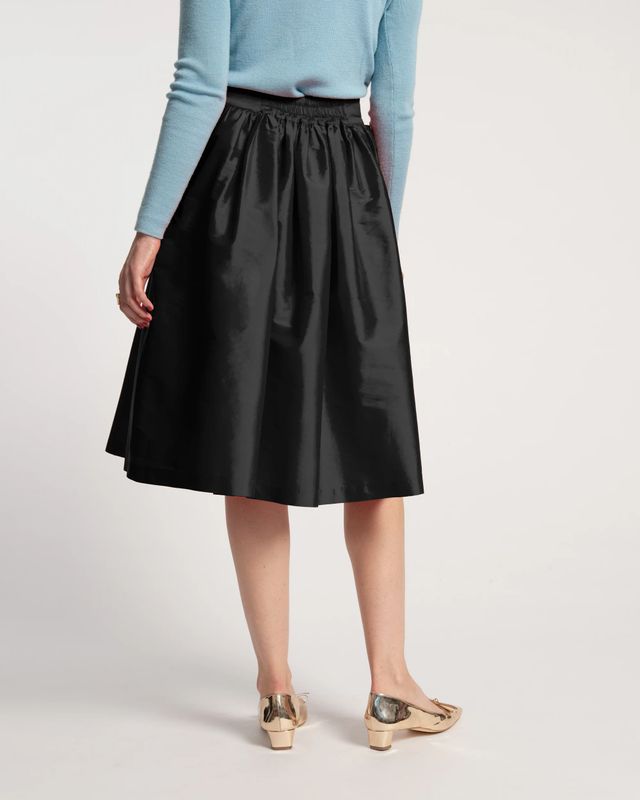 Barbara Gathered Midi Skirt