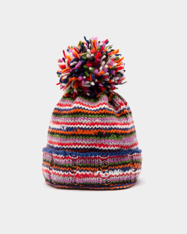 Multi Stripe Knit Hat