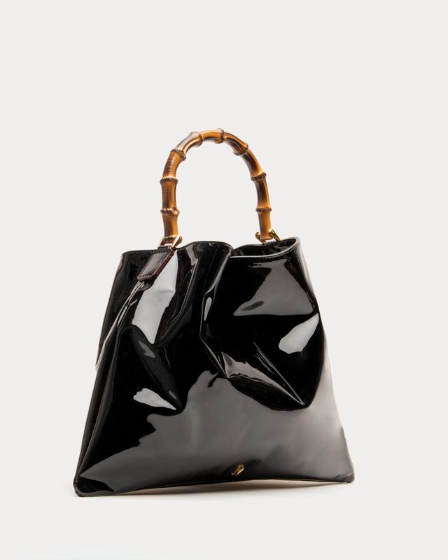 Summit patent leather tote