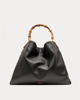 Muriel Tote Tumbled Leather Black