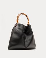 Muriel Tote Tumbled Leather Black