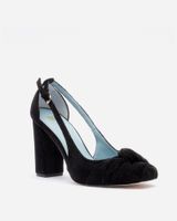 Retro Pump Velvet Black