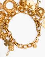 FV Charm Bracelet Gold