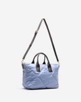 Elliot Tote Quilted Nylon Light Blue