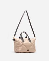 Elliot Tote Quilted Nylon Camel