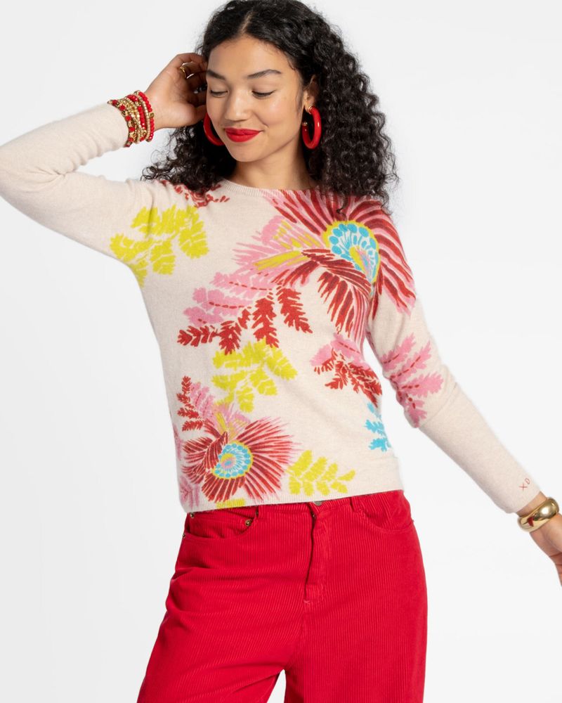 Frances Valentine Honey Sweater Venus Multi | The Summit