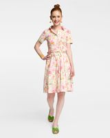 Isabella Belted Dress Poppy