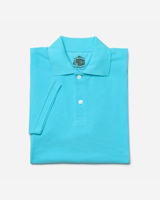 J.Press x FV Men's Polo Shirt Light Blue
