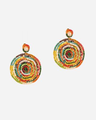 Crochet Mandala Earring Multi