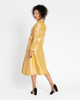 Lucille Wrap Dress Gold