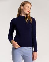 Marie Long Sleeve Sweater Merino Navy