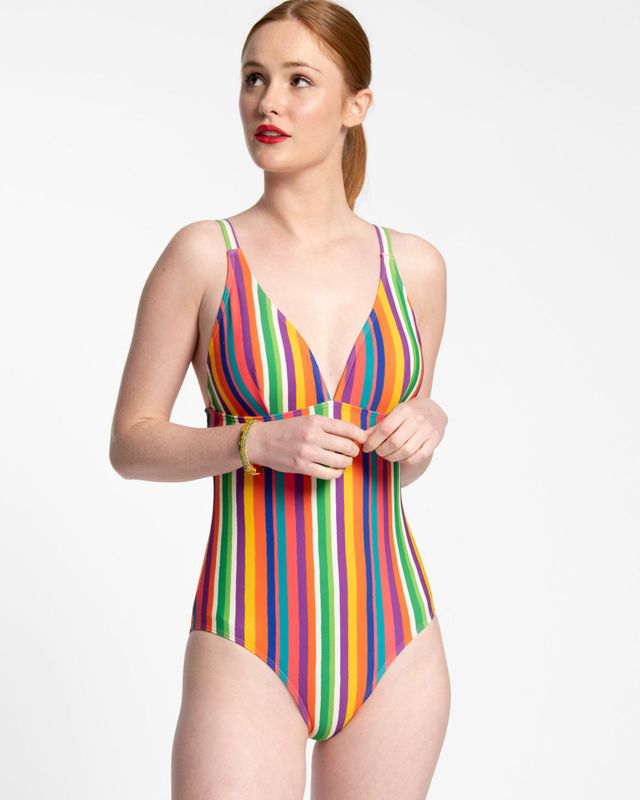 Frances Valentine Addy Two Piece Swimsuit Candy Stripe